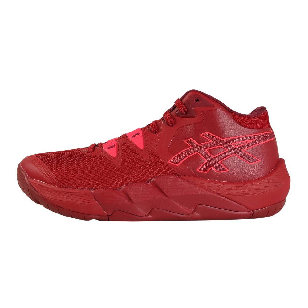 アシックス（ASICS）（メンズ、レディース）バスケ シューズ バッシュ アンプレアルス UNPRE ARS 2 軽量 ミッドカット レッド 1063A070.600