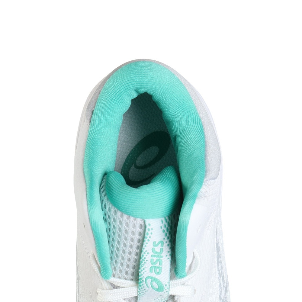 アシックス（ASICS）（メンズ、レディース）バスケ シューズ バッシュ ノヴァフロー NOVA FLOW 2 クッション サポート 白 1063A071.101