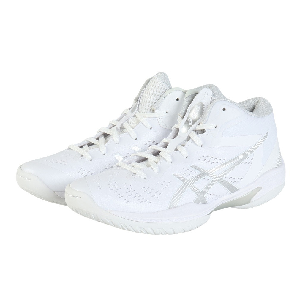 アシックス（ASICS） バスケ シューズ GELHOOP V16 1063A079.100 ゲルフープ V16 ナロー 軽量 通気性 白 1063A079