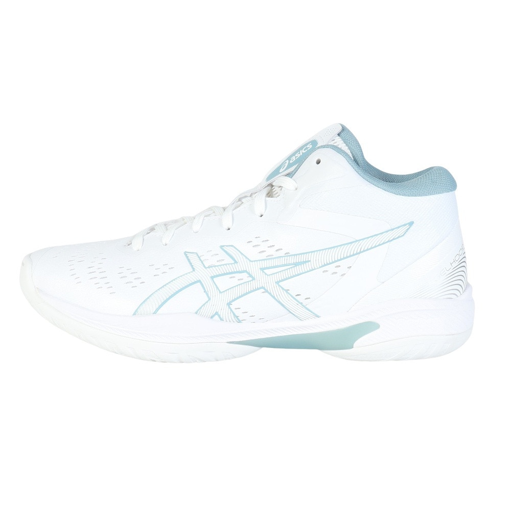アシックス（ASICS）（メンズ、レディース）バスケ シューズ バッシュ ゲルフープ GELHOOP V16 軽量 クッション 白 1063A078.105