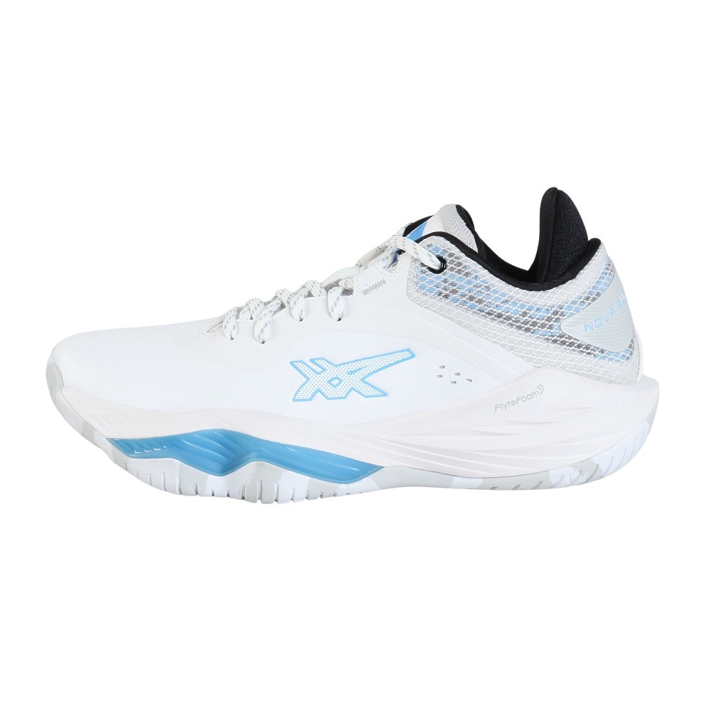 アシックス（ASICS）（メンズ）バスケ シューズ バッシュ ノヴァサージ ロー NOVA SURGE LOW 軽量 クッション 白 1061A043.102