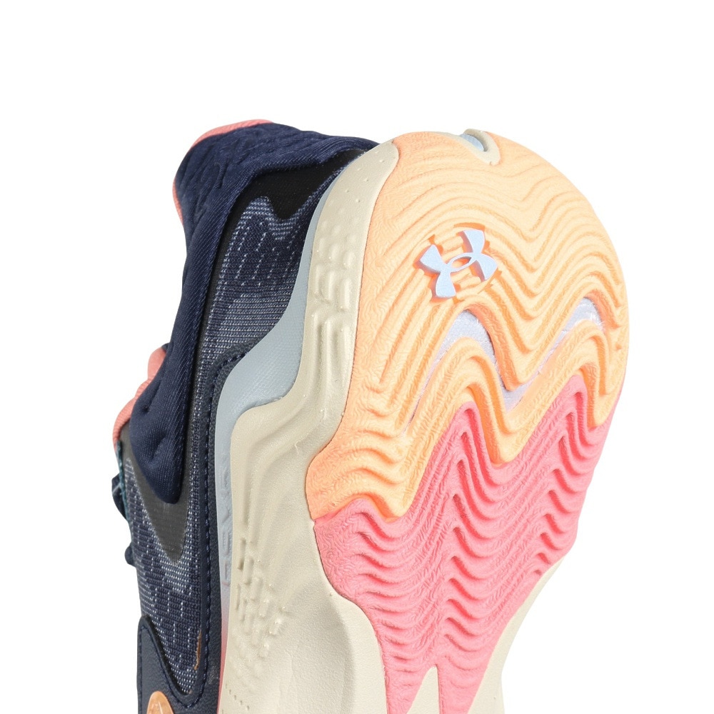 アンダーアーマー（UNDER ARMOUR）（メンズ、レディース）バスケットシューズ バッシュ スポーン 7 3028461 453