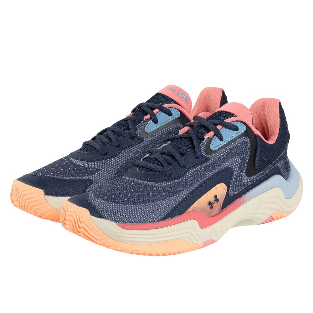 アンダーアーマー（UNDER ARMOUR）（メンズ、レディース）バスケットシューズ バッシュ スポーン 7 3028461 453