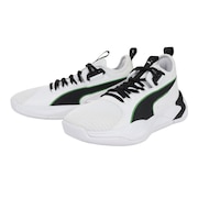 プーマ（PUMA）（キッズ）バスケットシューズ キッズ ジュニア バッシュ アップロー BG 19483401 白