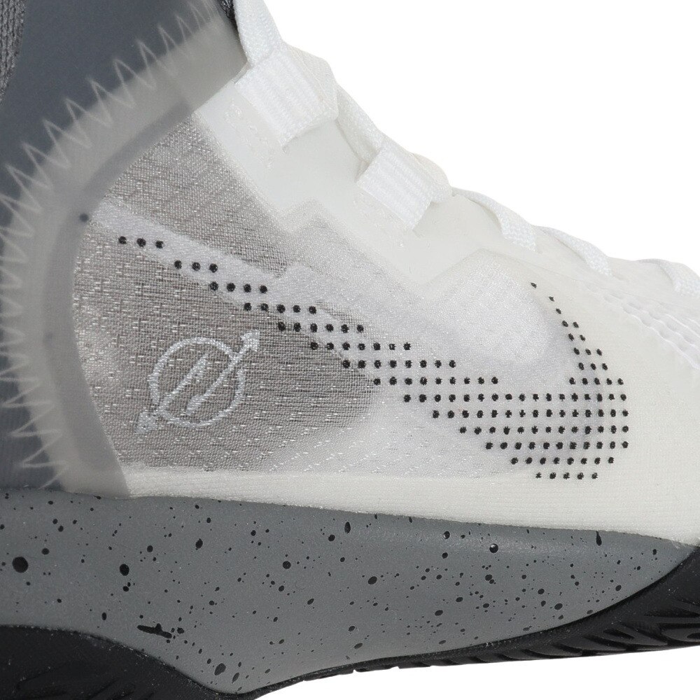 ナイキ（NIKE）（キッズ）ジュニア レディース バスケットシューズ バッシュ 白 カイリーアービング フライトラップ V GS DD0340-112★★★