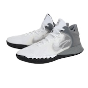 ナイキ(NIKE)(キッズ)ジュニア レディース バスケットシューズ バッシュ 白 カイリーアービング フライトラップ V GS DD0340-112