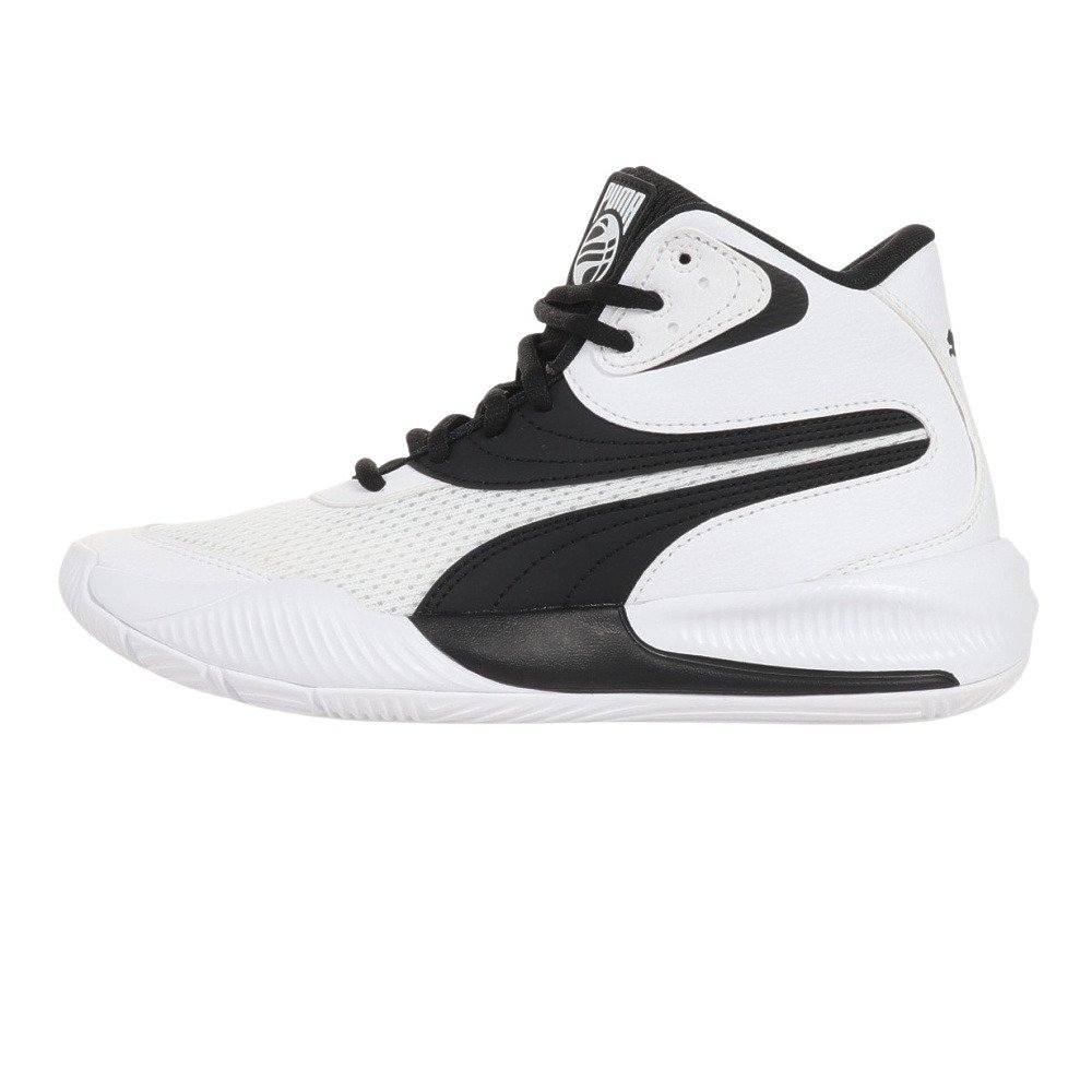 プーマ ジュニアバスケットシューズ バッシュ トリプルミッド スポーツ用品はスーパースポーツゼビオ