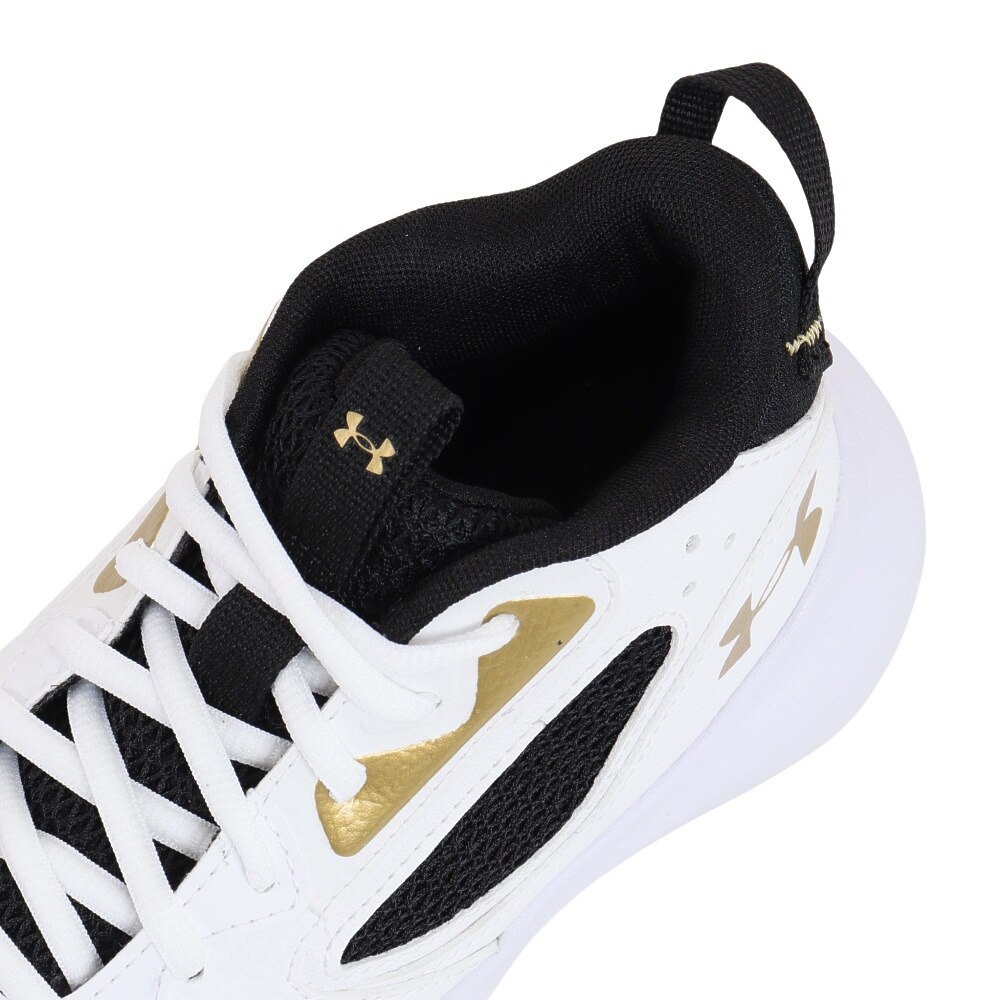 アンダーアーマー（UNDER ARMOUR）（レディース、キッズ）ジュニアバスケットシューズ バッシュ ロックダウン 6 SYN 3026538 100