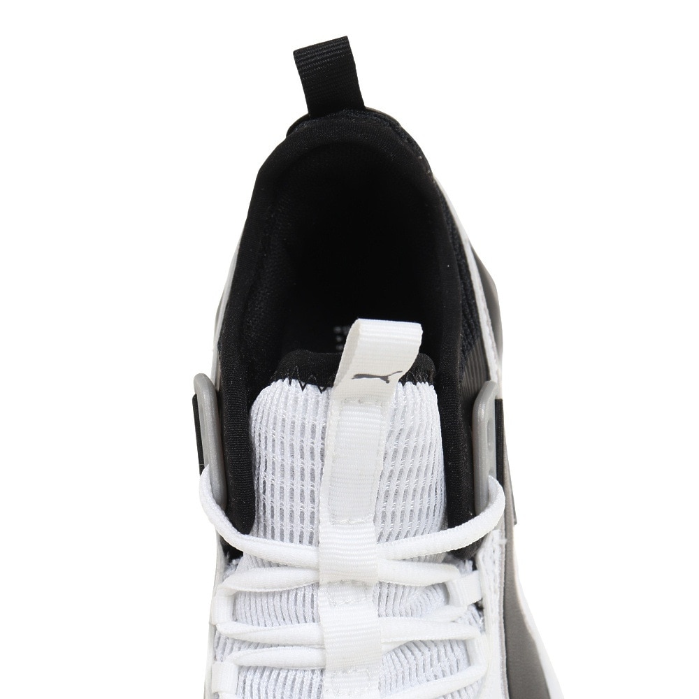 プーマ（PUMA）（キッズ）ジュニア バスケ シューズ バッシュ アップロー BG 軽量 白 19483405