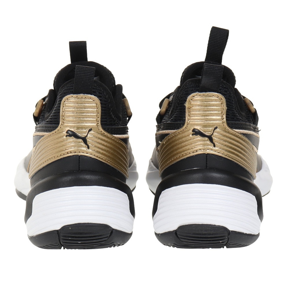 プーマ（PUMA）（キッズ）ジュニア バスケ シューズ バッシュ アップロー BG 軽量 黒 19483406