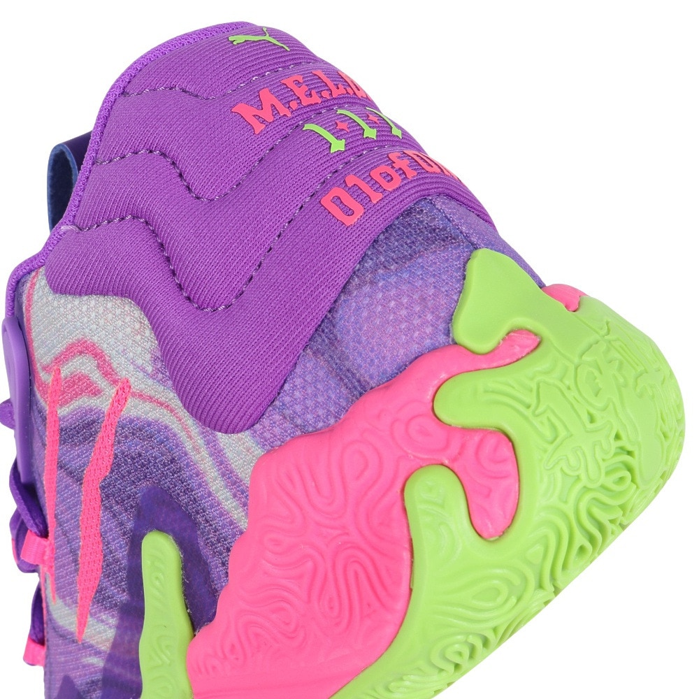プーマ（PUMA）（キッズ）ジュニアバスケットシューズ バッシュ MB.03 TOXIC 37926801 お一人様一点まで