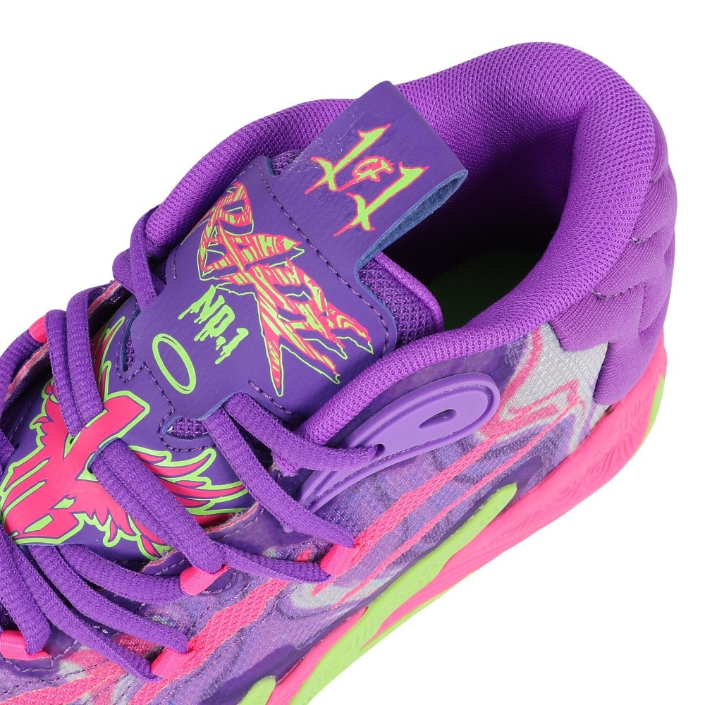 プーマ（PUMA）（キッズ）ジュニアバスケットシューズ バッシュ MB.03 TOXIC 37926801 お一人様一点まで
