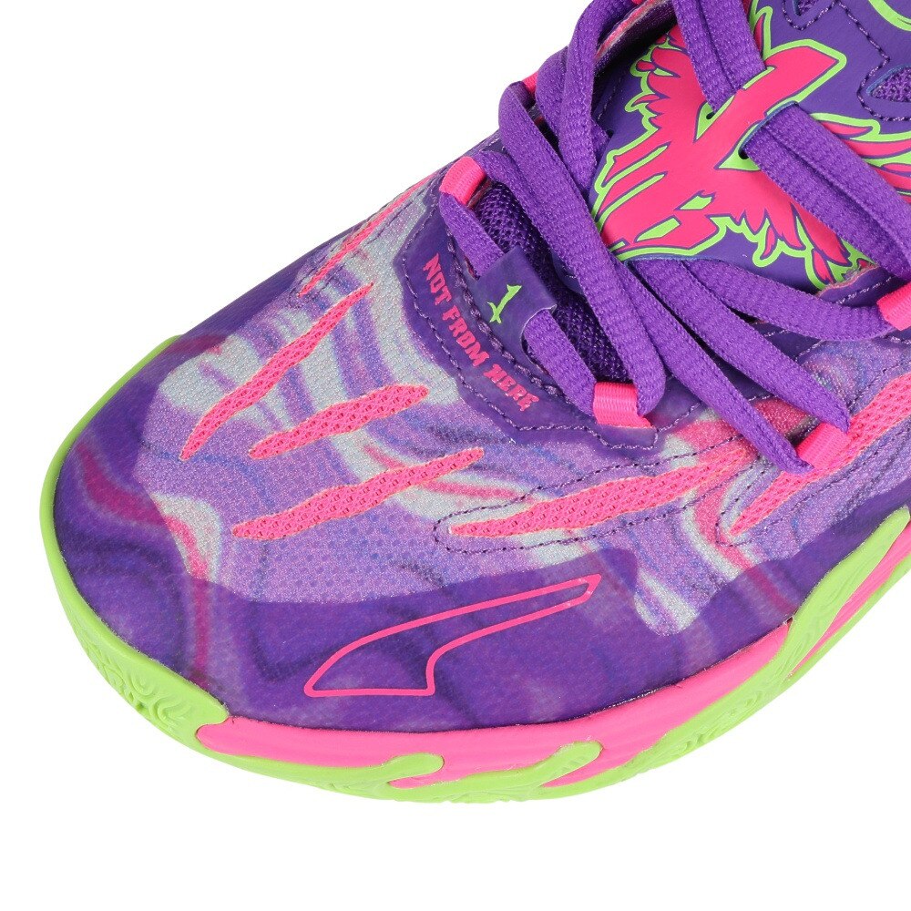プーマ（PUMA）（キッズ）ジュニアバスケットシューズ バッシュ MB.03 TOXIC 37926801 お一人様一点まで