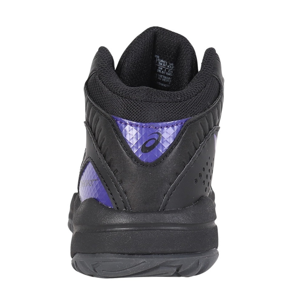 アシックス（ASICS）（キッズ）ジュニア バスケ シューズ バッシュ ダンクショット DUNKSHOT MB 9 部活 黒 1064A006.005