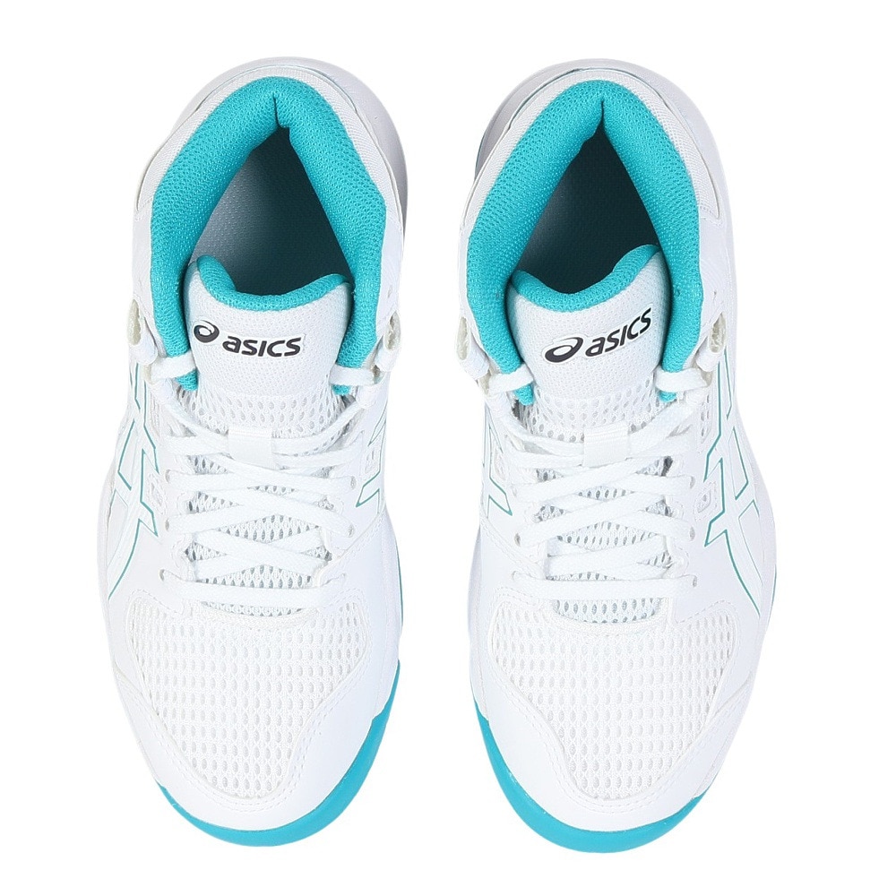 アシックス（ASICS）（キッズ）ジュニア バスケ シューズ バッシュ ダンクショット DUNKSHOT MB 9 部活 白 1064A006.109