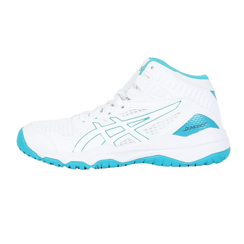 アシックス（ASICS）（キッズ）ジュニア バスケ シューズ バッシュ ダンクショット DUNKSHOT MB 9 部活 白 1064A006.109