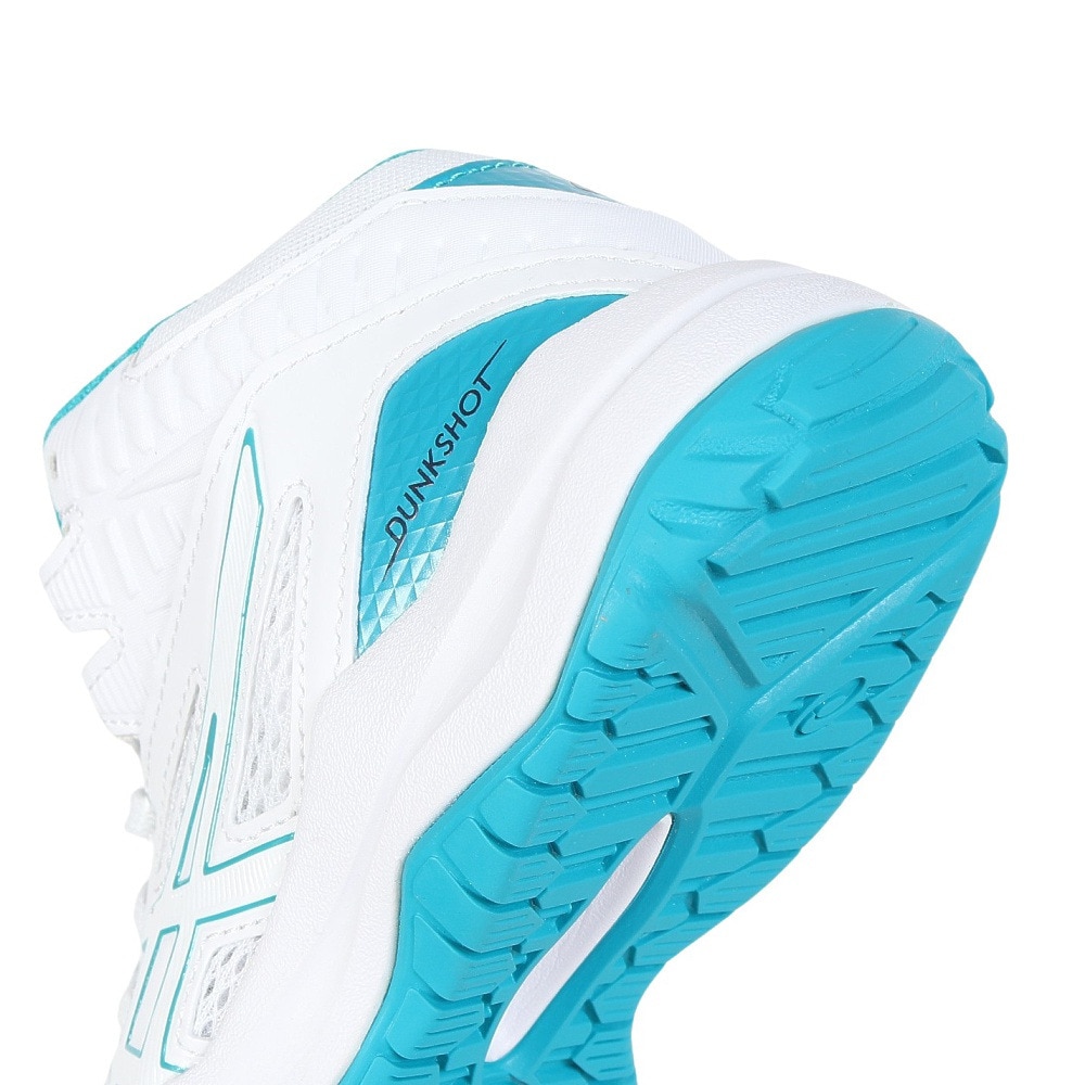 アシックス（ASICS）（キッズ）ジュニア バスケ シューズ バッシュ ダンクショット DUNKSHOT MB 9 部活 白 1064A006.109