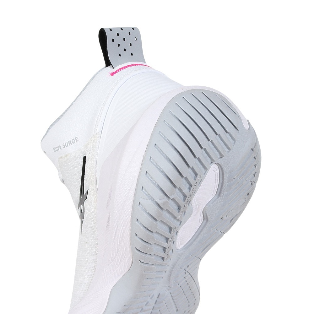 アシックス（ASICS）（キッズ）ジュニア バスケ シューズ バッシュ NOVA SURGE GS ノヴァサージ 白 ミッドカット 1064A014.104