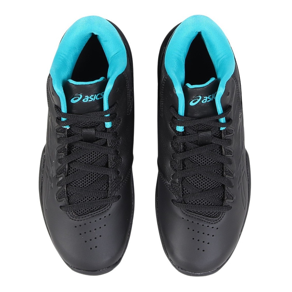 アシックス（ASICS）（キッズ）ジュニアバスケ シューズ バッシュ ゲルインプルーブ GEL-IMPROVE 2 黒 ミッドカット 部活 1064A013.004