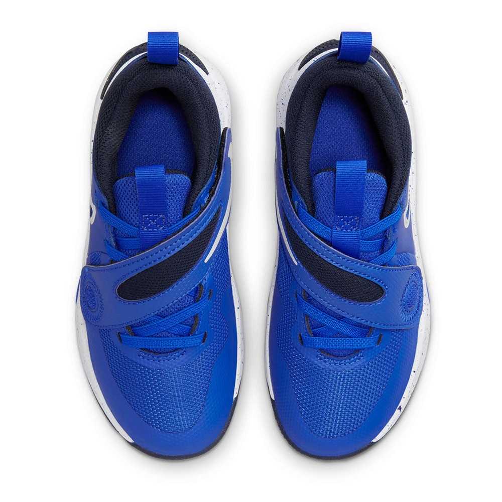 ナイキ（NIKE）（キッズ）ジュニア バスケ シューズ バッシュ チーム ハッスル D 11 快適 キッズ ブルー DV8994-400
