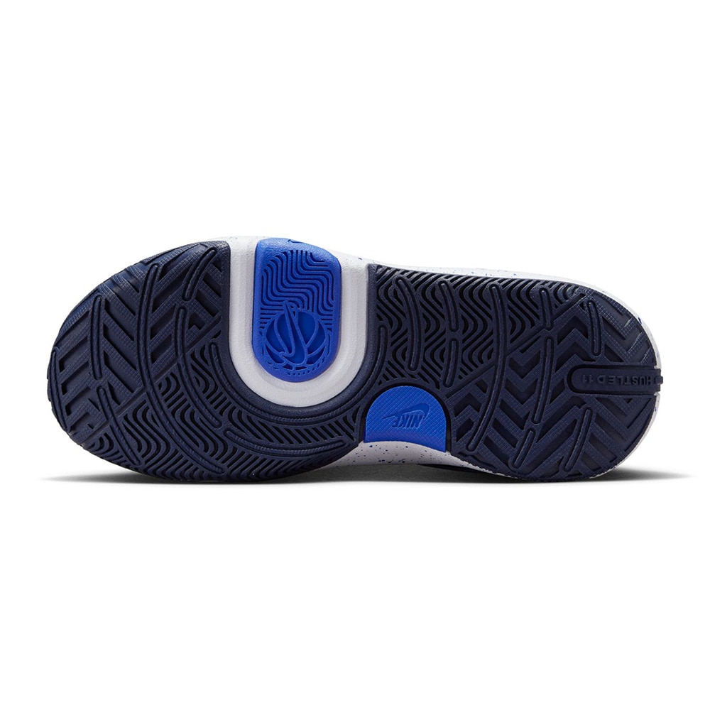 ナイキ（NIKE）（キッズ）ジュニア バスケ シューズ バッシュ チーム ハッスル D 11 快適 キッズ ブルー DV8994-400