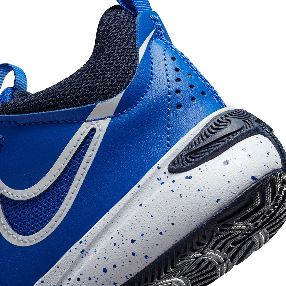 ナイキ（NIKE）（キッズ）ジュニア バスケ シューズ バッシュ チーム ハッスル D 11 快適 キッズ ブルー DV8994-400