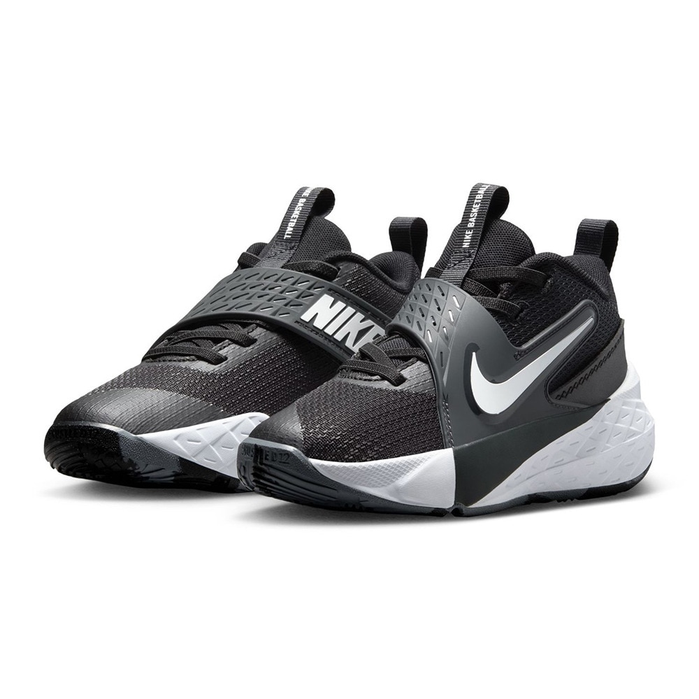 ナイキ（NIKE）（キッズ）ジュニアバスケットシューズ バッシュ チーム チーム ハッスル D 12 PS HF6280-002