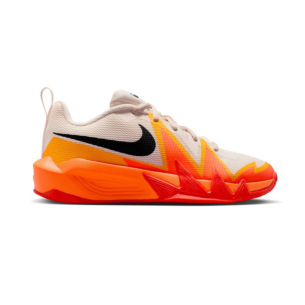 Nike Air Max バスケットボールシューズ ホワイト/レッド/イエロー ナイキ（NIKE）（キッズ）ジュニア バスケットシューズ バッシュ S.T.