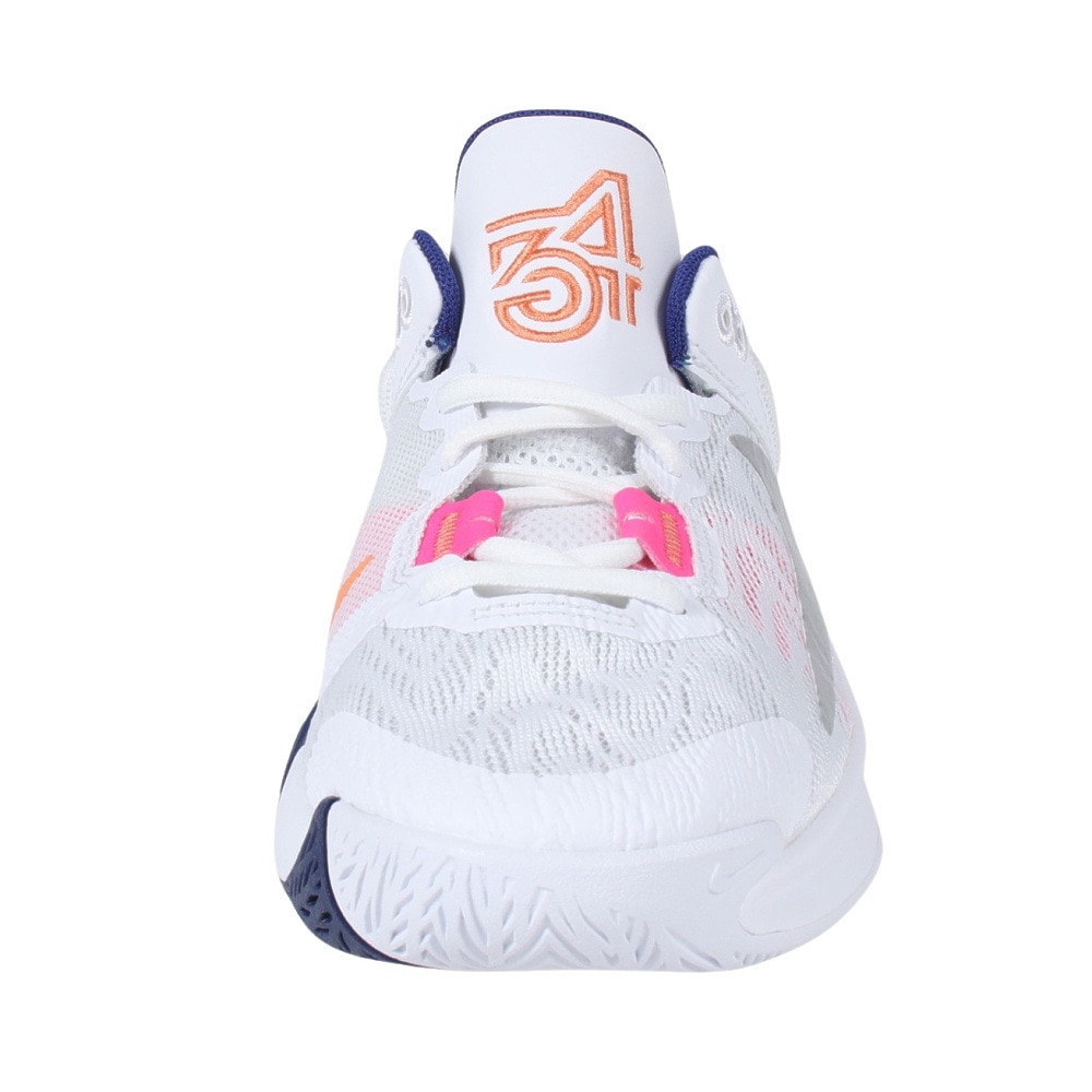 ナイキ（NIKE）（キッズ）ジュニアバスケ シューズ バッシュ ヤニス イモータリティ2 軽量 サポート ミッドカット 白 DQ1943-102