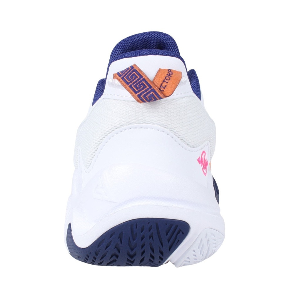 ナイキ（NIKE）（キッズ）ジュニアバスケ シューズ バッシュ ヤニス イモータリティ2 軽量 サポート ミッドカット 白 DQ1943-102
