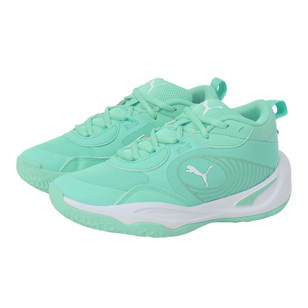 プーマ（PUMA）（キッズ）ジュニアバスケットシューズ バッシュ PLAYMAKER PRO JR プレイメーカー 31037008