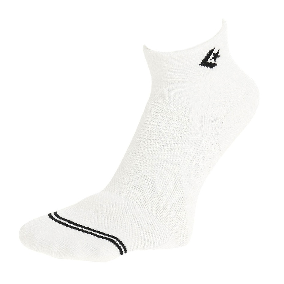 コンバース（CONVERSE）（メンズ、レディース）バスケットボール ソックス クイックソックス CB171001-1119 白 速乾