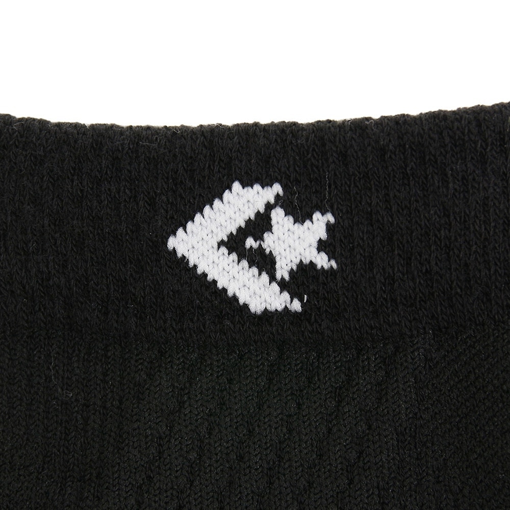 コンバース（CONVERSE）（メンズ、レディース）バスケットボール ソックス クイックソックス CB171001-1911 黒 速乾