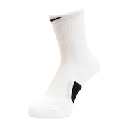 (メンズ、レディース)エリート アンクル バスケットボール ソックス ELITE ANKLE 132 SX7625-100 白 バスケットボール ソックス