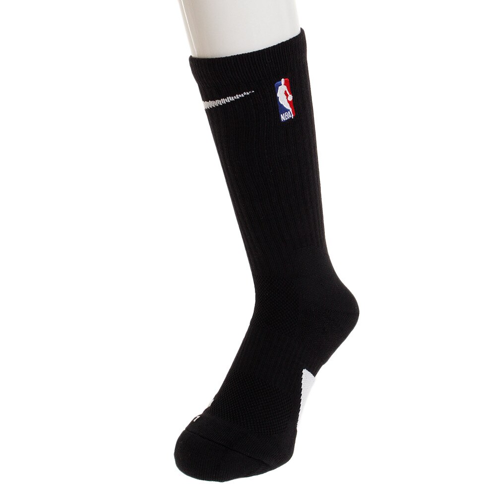  エリート NBA クルー ソックス SX7587-010HO18 黒 【バスケットボール ソックス】