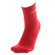 (メンズ、レディース)バスケットボール ソックス ミドル16cm丈 ソックス 760G9RN1160 RED