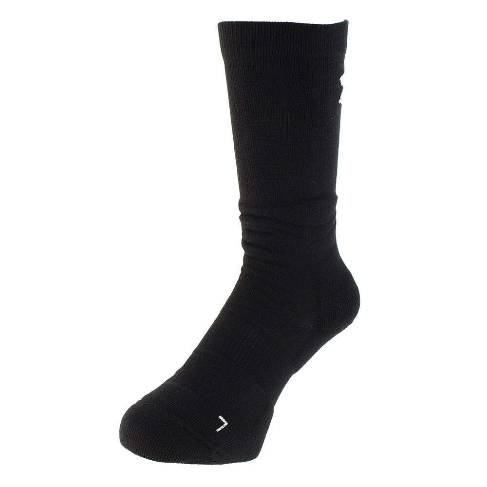 ネクスト レベル クルーソックス 1355457 BLK/WHT/WHT BK 黒 【バスケットボール ソックス】
