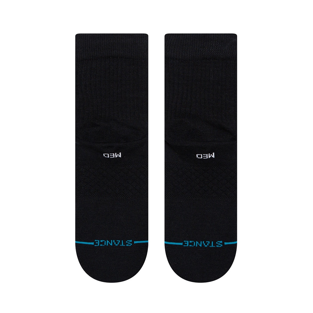スタンス（STANCE）（メンズ、レディース）LOGOMAN ST クォーターソックス A356A20LOG BLK