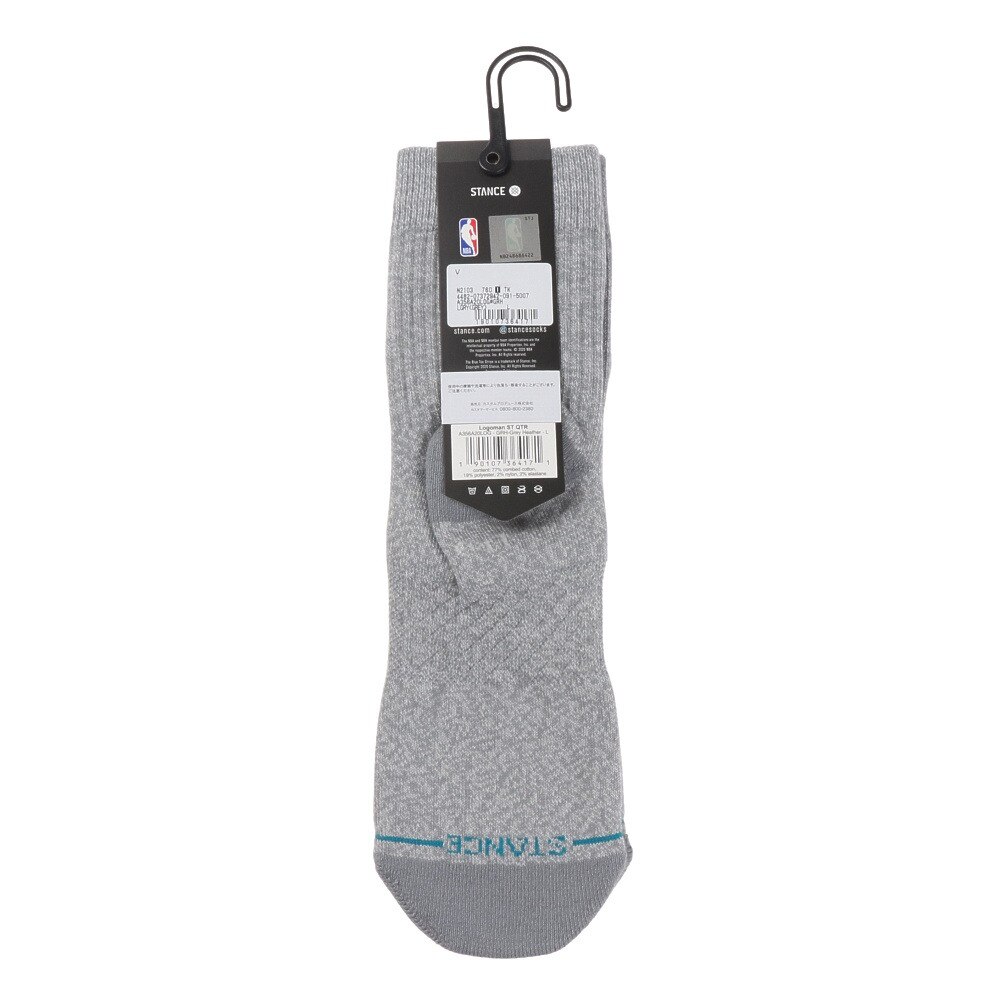 スタンス（STANCE）（メンズ、レディース）LOGOMAN ST QTR A356A20LOG GRH