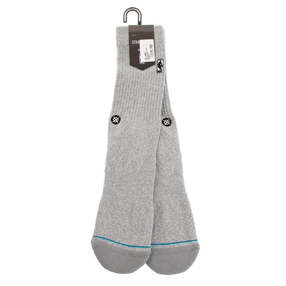 スタンス（STANCE）（メンズ、レディース）LOGOMAN ST クルーソックス A558A20LOG GREY HEATHER