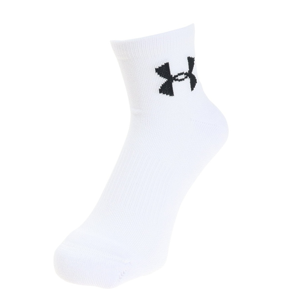 アンダーアーマー（UNDER ARMOUR）（メンズ、レディース）バスケットボール ソックス ローソックス 3足組 1371937 100