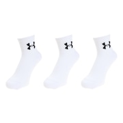 アンダーアーマー（UNDER ARMOUR）（メンズ）バスケットボール ソックス ローソックス 3足組 1371937 100