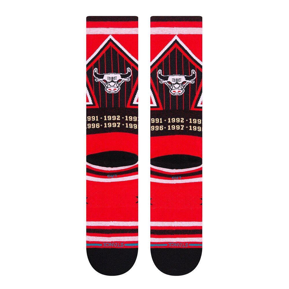 スタンス（STANCE）（メンズ）バスケットボール ソックス BULLS CE 2022 A545D21BU RED NBA シカゴ・ブルズ