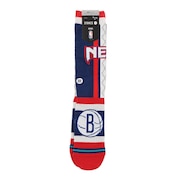 STANCE(メンズ)バスケットボール ソックス NETS CE 2022 A545D21NES NVY NBA ブルックリン・ネッツ