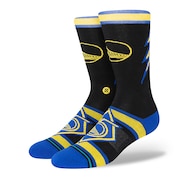 STANCE(メンズ)バスケットボール ソックス WARRIORS CE 2022 A545D21WAR#BLK NBA ウォリアーズ