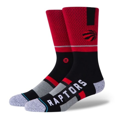 スタンス（STANCE）（メンズ）NBA トロント・ラプターズ バスケットボール ソックス RAPTORS SHORTCUT 2 A545A20RSC#RED