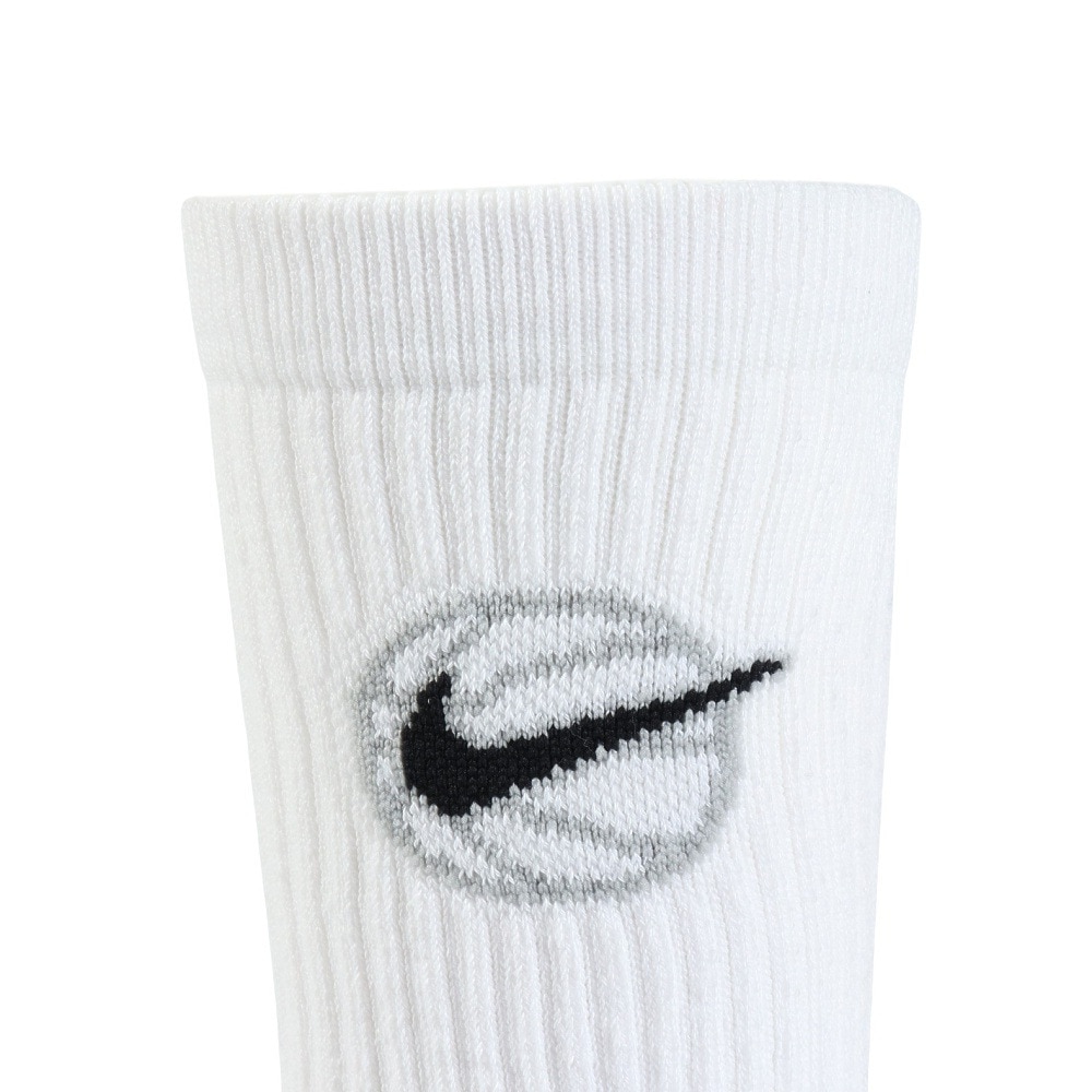 ナイキ（NIKE）（メンズ、レディース）バスケットボール エブリデイ BBALL 3足組 クルー ソックス DA2123-100