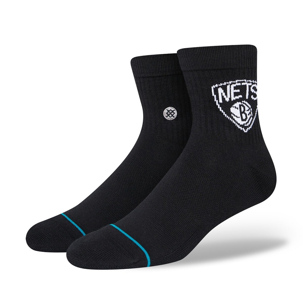 スタンス（STANCE）（メンズ）バスケットボール ソックス NETS ST QTR A356C22NET BLK