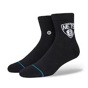 (メンズ)バスケットボール ソックス NETS ST QTR A356C22NET BLK
