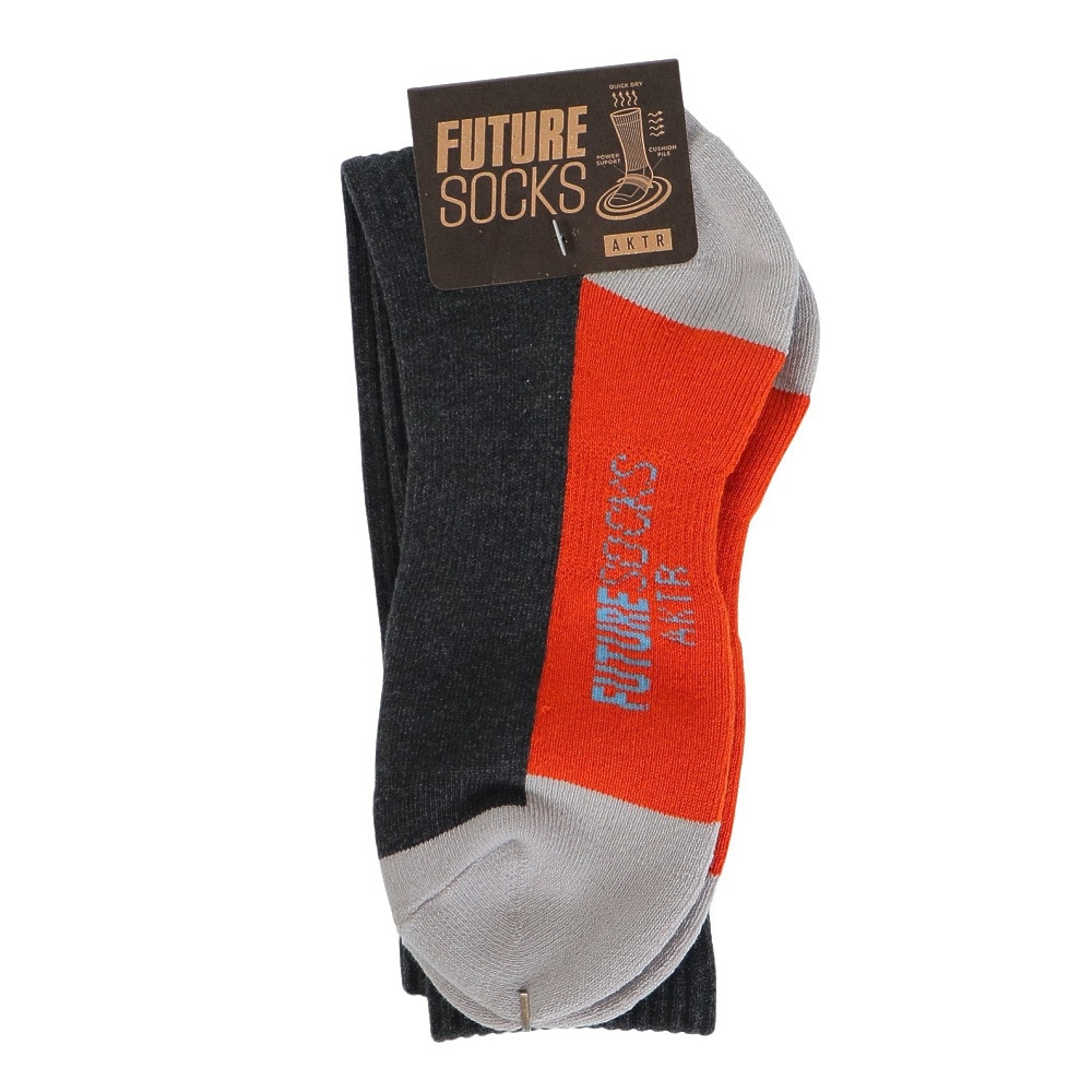 アクター（AKTR）（メンズ）バスケットボール ソックス FUTURE SOCKS 123-020021 GYYL
